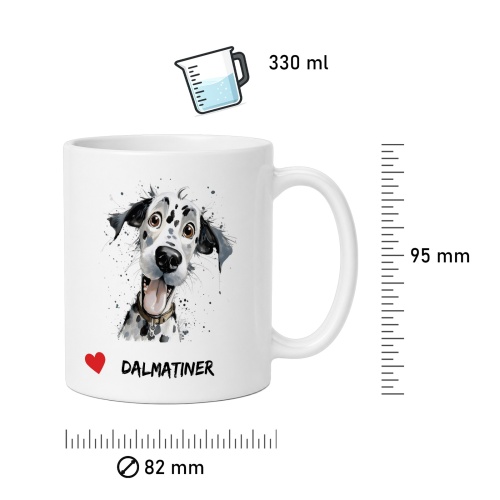 Tasse »Dalmatiner Herz«