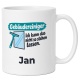 Personalisierte Tasse »Gebäudereiniger«