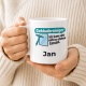 Personalisierte Tasse »Gebäudereiniger«