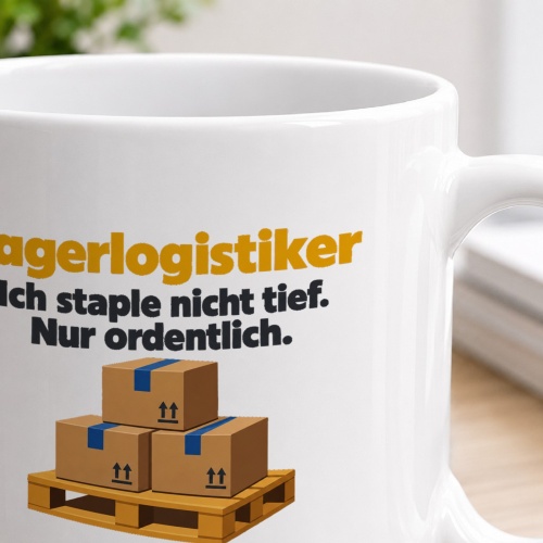 Personalisierte Tasse »Lagerlogistiker«