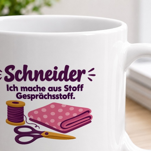 Personalisierte Tasse »Schneider«
