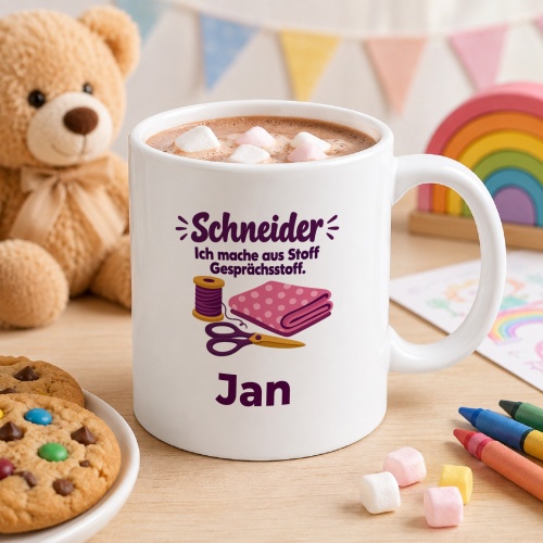 Personalisierte Tasse »Schneider«