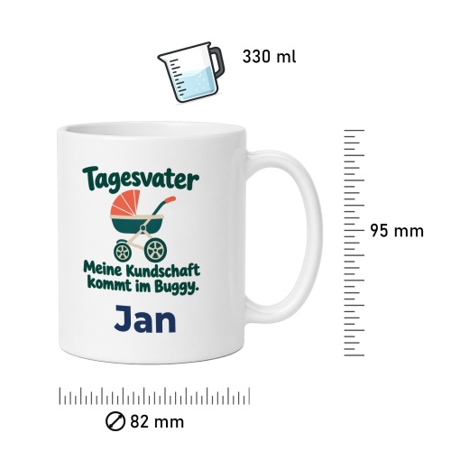Personalisierte Tasse »Tagesvater«
