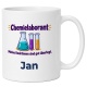Personalisierte Tasse »Chemielaborant«