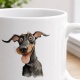 Tasse »Herz Dobermann«