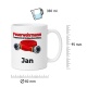 Personalisierte Tasse »Feuerwehrmann«