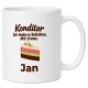 Personalisierte Tasse »Konditor«