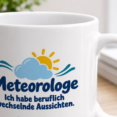 Personalisierte Tasse »Meteorologe«