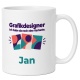 Personalisierte Tasse »Grafikdesigner«