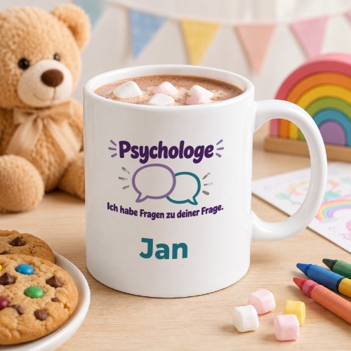 Personalisierte Tasse »Psychologe«
