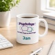 Personalisierte Tasse »Psychologe«