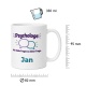 Personalisierte Tasse »Psychologe«