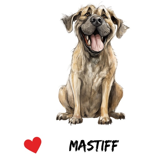 Tasse »Mastiff Herz«