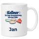 Personalisierte Tasse »Kellner«