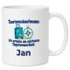 Personalisierte Tasse »Tourismuskaufmann«