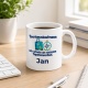 Personalisierte Tasse »Tourismuskaufmann«