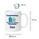 Personalisierte Tasse »Tourismuskaufmann«