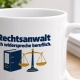 Personalisierte Tasse »Rechtsanwalt«