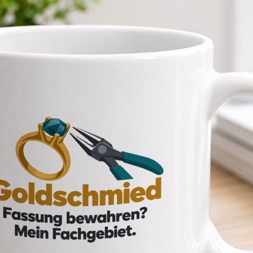 Personalisierte Tasse »Goldschmied«
