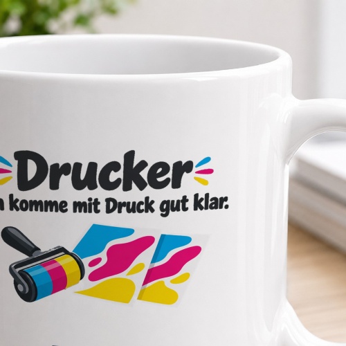 Personalisierte Tasse »Drucker«
