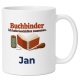 Personalisierte Tasse »Buchbinder«