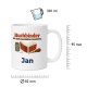 Personalisierte Tasse »Buchbinder«