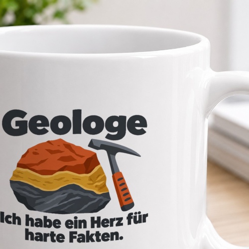 Personalisierte Tasse »Geologe«