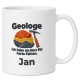 Personalisierte Tasse »Geologe«