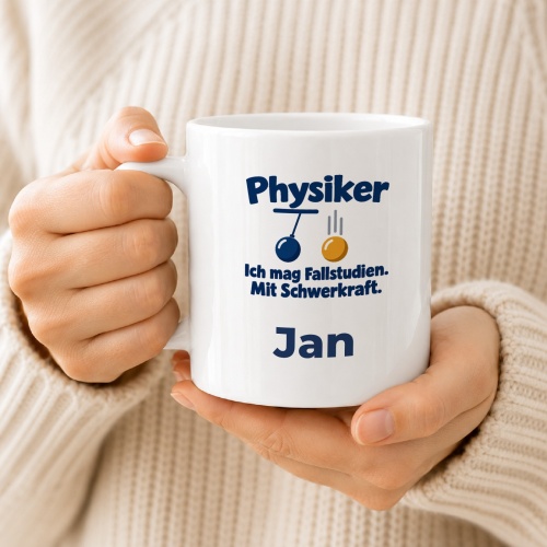 Personalisierte Tasse »Physiker«