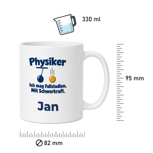 Personalisierte Tasse »Physiker«