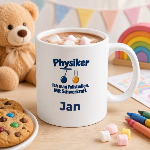 Personalisierte Tasse »Physiker«