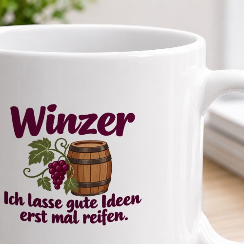 Personalisierte Tasse »Winzer«