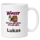 Personalisierte Tasse »Winzer«