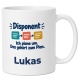 Personalisierte Tasse »Disponent«