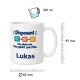 Personalisierte Tasse »Disponent«