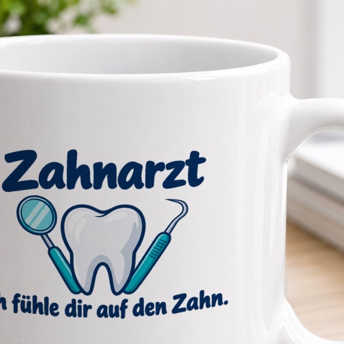 Personalisierte Tasse »Zahnarzt«