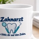 Personalisierte Tasse »Zahnarzt«