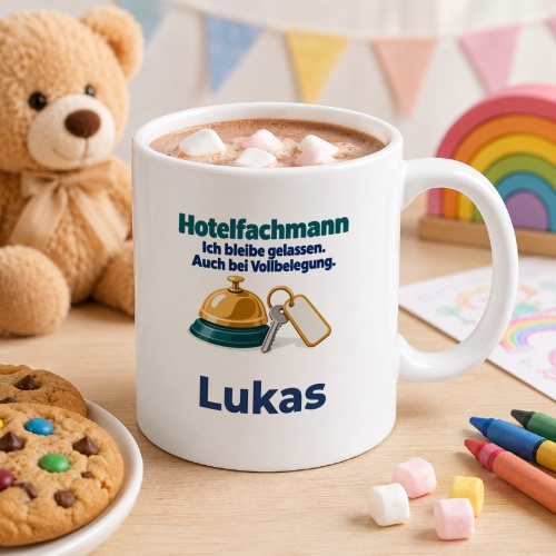 Personalisierte Tasse »Hotelfachmann«