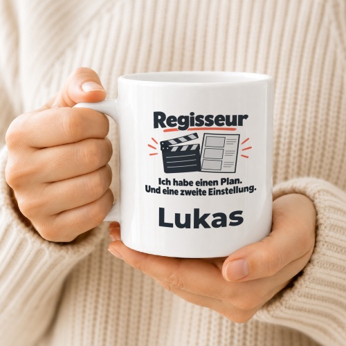 Personalisierte Tasse »Regisseur«