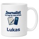 Personalisierte Tasse »Journalist«