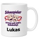Personalisierte Tasse »Schauspieler«