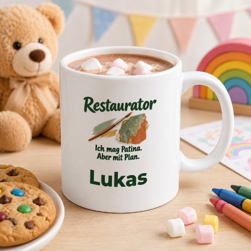 Personalisierte Tasse »Restaurator«