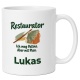 Personalisierte Tasse »Restaurator«