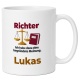 Personalisierte Tasse »Richter«