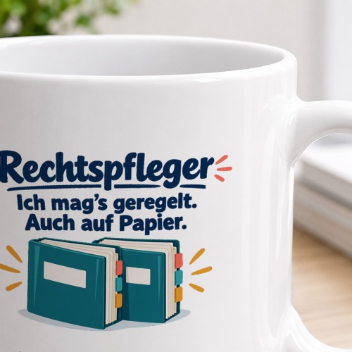Personalisierte Tasse »Rechtspfleger«
