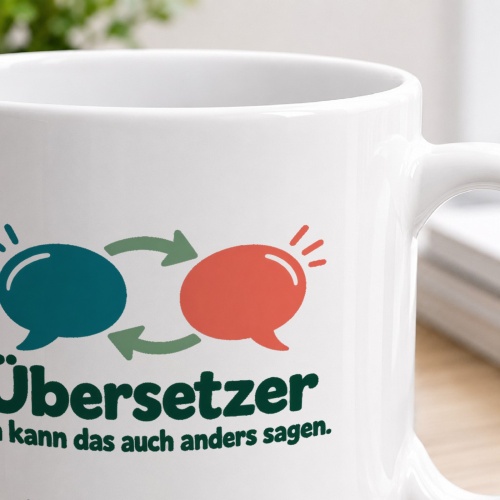 Personalisierte Tasse »Übersetzer«