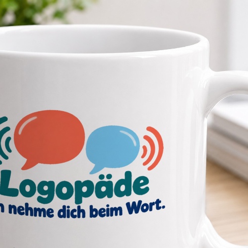 Personalisierte Tasse »Logopäde«