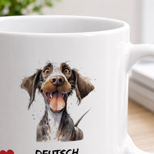 Tasse »Deutsch Kurzhaar Herzmotiv«