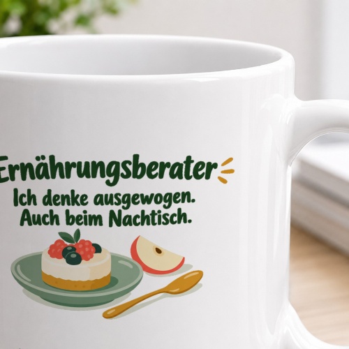 Personalisierte Tasse »Ernährungsberater«