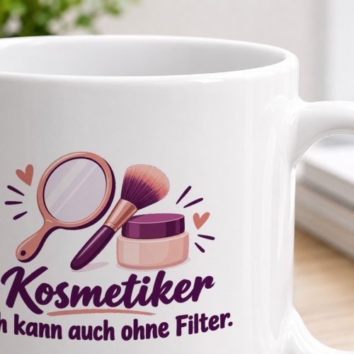 Personalisierte Tasse »Kosmetiker«